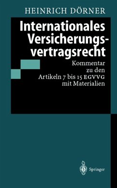 Cover Internationales Versicherungsvertragsrecht (eBook, PDF)