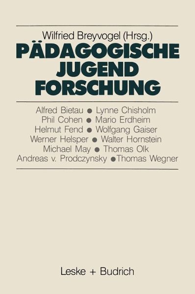 Pädagogische Jugendforschung (eBook, PDF) Pädagogische Jugendforschung (eBook, PDF)
