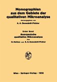 Anorganische Qualitative Mikroanalyse (eBook, PDF)