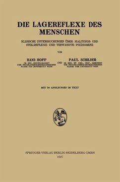 Cover Die Lagereflexe des Menschen (eBook, PDF)