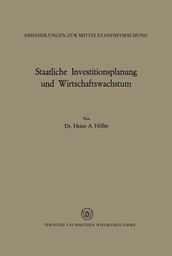 Cover Staatliche Investitionsplanung und Wirtschaftswachstum (eBook, PDF)