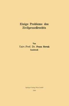 Cover Einige Probleme des Zivilprozeßrechts (eBook, PDF)