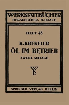 Öl im Betrieb (eBook, PDF) - Krekeler, Karl