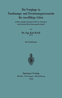 Cover Die Vorgänge in Trocknungs- und Erwärmungstrommeln für rieselfähige Güter (eBook, PDF)