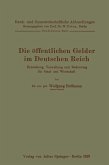 Die öffentlichen Gelder im Deutschen Reich (eBook, PDF)