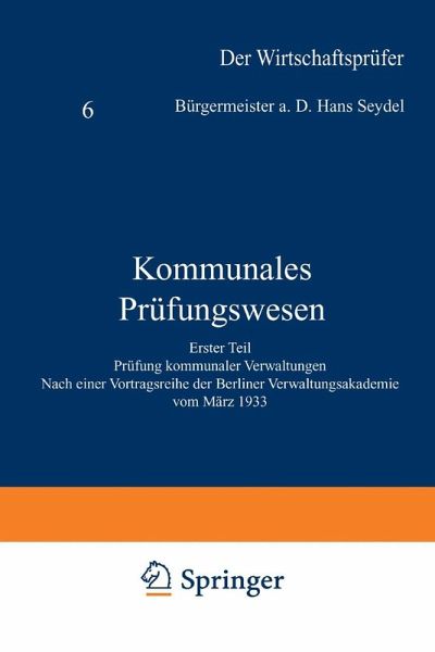Kommunales Prüfungswesen (eBook, PDF) Kommunales Prüfungswesen (eBook, PDF)