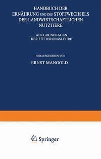 Cover Handbuch der Ernährung und des Stoffwechsels der Landwirtschaftlichen Nutztiere (eBook, PDF)
