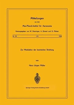 Cover Zur Modulation der kosmischen Strahlung (eBook, PDF)