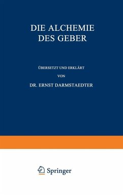 Cover Die Alchemie des Geber (eBook, PDF)