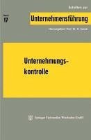 Unternehmungskontrolle (eBook, PDF) - Jacob, H.