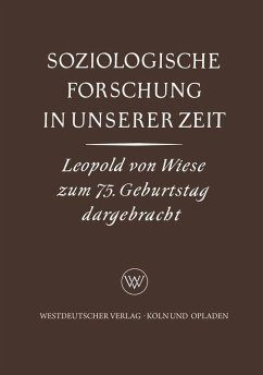 Soziologische Forschung in Unserer Zeit (eBook, PDF) - Specht, Karl Gustav