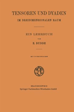 Cover Tensoren und Dyaden im Dreidimensionalen Raum (eBook, PDF)