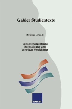 Versicherungspflicht Beschäftigter und sonstiger Versicherter (eBook, PDF) - Schmidt, Bernhard