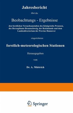 Jahresbericht über die Beobachtungs-Ergebnisse (eBook, PDF) - Müttrich, A.