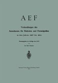 AEF Verhandlungen des Ausschusses für Einheiten und Formelgrößen in den Jahren 1907 bis 1914 (eBook, PDF)