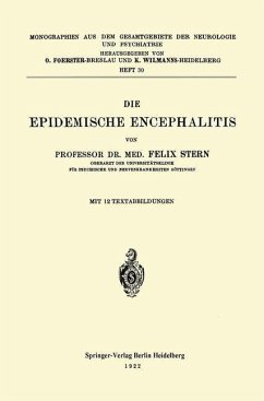 Die Epidemische Encephalitis (eBook, PDF) - Stern, Felix