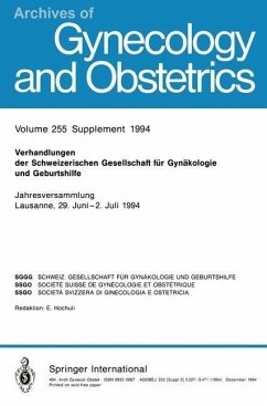 Cover Verhandlungen der Schweizerischen Gesellschaft für Gynäkologie und Geburtshilfe (eBook, PDF)