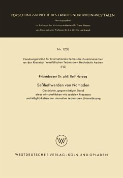 Seßhaftwerden von Nomaden (eBook, PDF) - Herzog, Rolf