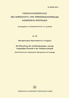 Die Erforschung der Verkehrskonjunktur und der langzeitigen Dynamik in der Verkehrswirtschaft (eBook, PDF) - Rogmann, H.