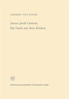 Cover Asmus Jacob Carstens, Die Nacht mit ihren Kindern (eBook, PDF)