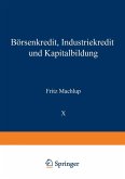 Börsenkredit, Industriekredit und Kapitalbildung (eBook, PDF)