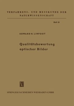 Qualitätsbewertung optischer Bilder (eBook, PDF) - Linfoot, Edward Hubert