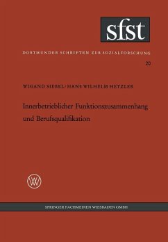 Cover Innerbetrieblicher Funktionszusammenhang und Berufsqualifikation (eBook, PDF)