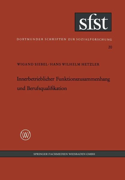 Innerbetrieblicher Funktionszusammenhang und Berufsqualifikation (eBook, PDF)