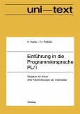 Einführung in die Programmiersprache PL/I (eBook, PDF)
