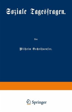 Soziale Tagesfragen (eBook, PDF) - Oechelhaeuser, Wilhelm