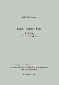 Roma - Caput et Fons (eBook, PDF) - Angenendt, Arnold; Schieffer, Rudolf