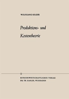 Cover Produktions- und Kostentheorie (eBook, PDF)