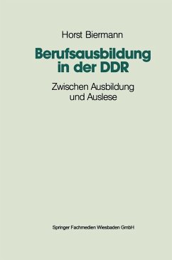 Berufsausbildung in der DDR (eBook, PDF) - Biermann, Horst
