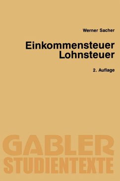 Einkommensteuer / Lohnsteuer (eBook, PDF) - Sacher, Werner