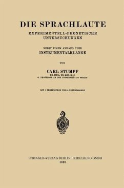 Die Sprachlaute (eBook, PDF) - Stumpf, Carl