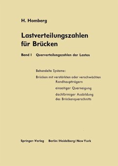 Lastverteilungszahlen für Brücken (eBook, PDF) - Homberg, Hellmut