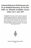 Zusammenstellung von Bestimmungen usw., die zur Geschäfts-Anweisung für die Oberförster der Königlich preußischen Staatsforsten vom 4. Juni 1870 (eBook, PDF)