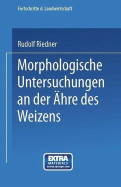Cover Morphologische Untersuchungen an der Ähre des Weizens (eBook, PDF)