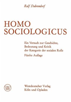 Homo Sociologicus (eBook, PDF) - Dahrendorf, Ralf