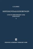 Differentialgleichungen Lösungsmethoden und Lösungen (eBook, PDF)