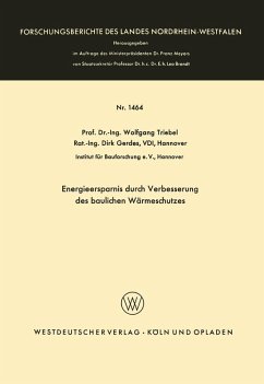 Cover Energieersparnis durch Verbesserung des baulichen Wärmeschutzes (eBook, PDF)