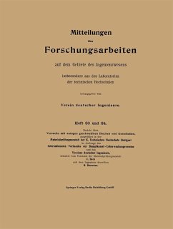 Mitteilungen über Forschungsarbeiten auf dem Gebiete des Ingenieurwesens (eBook, PDF) - Bach, Carl Von; Baumann, Richard
