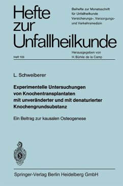 Cover Experimentelle Untersuchungen von Knochentransplantaten mit unveränderter und mit denaturierter Knochengrundsubstanz (eBook, PDF)