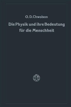 Cover Die Physik und ihre Bedeutung für die Menschheit (eBook, PDF)
