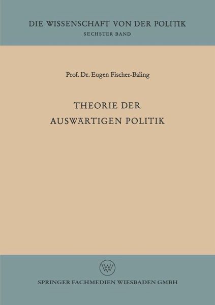 Theorie der auswärtigen Politik (eBook, PDF)