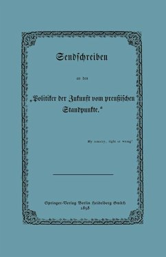 Sendschreiben an den  Cover Sendschreiben an den