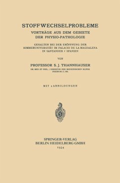 Stoffwechselprobleme (eBook, PDF) - Thannhauser, S. J.