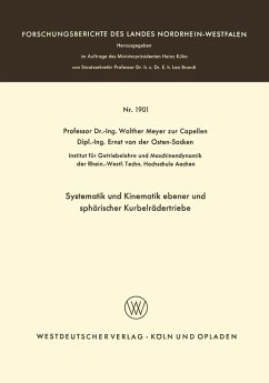 Cover Systematik und Kinematik ebener und sphärischer Kurbelrädertriebe (eBook, PDF)