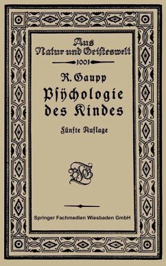Cover Psychologie des Kindes (eBook, PDF)