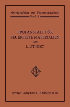 Cover Prüfanstalt für Feuerfeste Materialien (eBook, PDF)